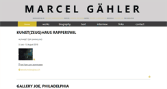 Desktop Screenshot of marcelgaehler.ch
